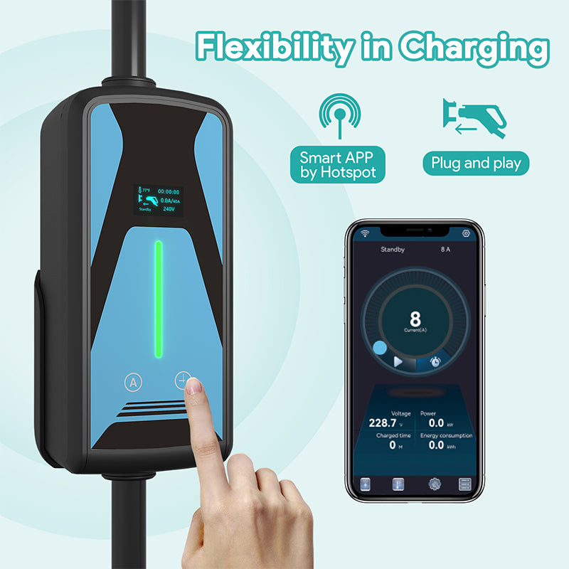 MAX GREEN 40A Level 2 EV Charger with NEMA 14-50 plug